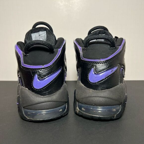 Boys NIKE Air More Uptempo Action Grape Athletic Sneakers / Size 4Y - Picture 4 of 8